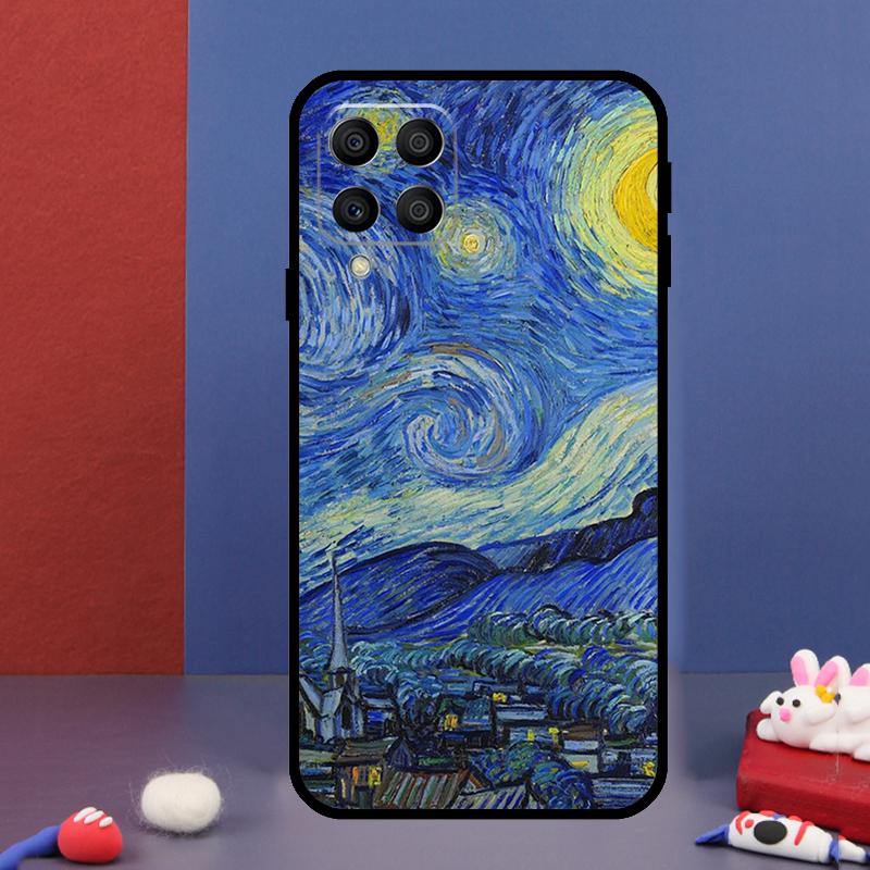 Van Gogh Starry Sky For Samsung Galaxy M12 M13 M33 M23 M53 M15 M55 M31 M51 M14 M34 M54 M20 M32 M52 Phone Case