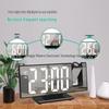 Smart Projection Alarm Clock - Large Mirror Display, Silent Snooze, Multifunctional Digital Luminous Desk Clock