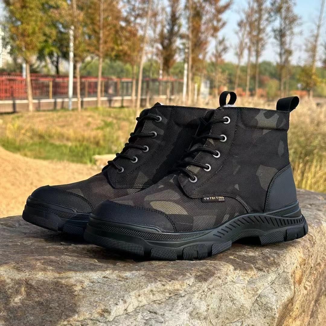 

Fur integrated wool boots Snow boots Winter cold and warm thickened wool shoes Outdoor cold cloth cotton shoes 46