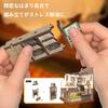 CRESYMME Miniature Dollhouse Kit Wooden 3D Puzzle DIY Craft for Adults Coffee Shop Design