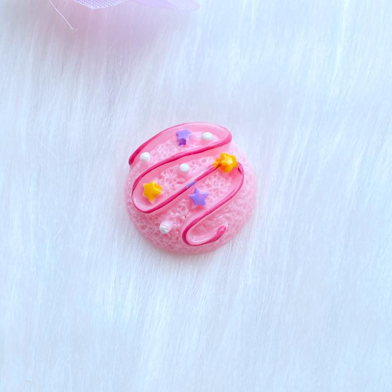 10Pcs/Lot New Resin Mixed Mini Cartoon Cake Flat Back Scrapbooking Hair Bow Center Embellishments DIY Accessories W65