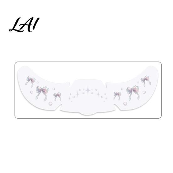 Party Tattoo Stickers Waterproof Temporary Sticker for Face Women Girls Face Easy Apply Decal Decorative Fake Valentine's Day Wedding Parties