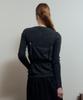 Leumeme Veloute Layered Cardigan Charcoal