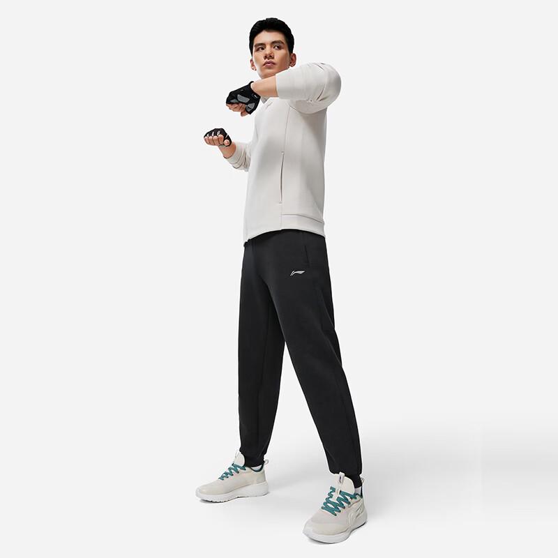 LI-NING Men s U127-1 Warm Cuffed Sweatpants M