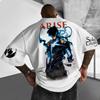 Solo Leveling Licensed Anime Tee 2026 - Official Manga Graphic Cotton Shirt, Y2K Loose Fit for Cosplay & Daily Wear
