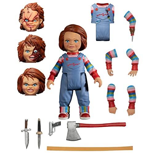5-punkts Barnlekserien Chucky Actionfigur Deluxe Set, Blå, Medium, 653094