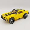 Baiwei Tw-1032 Yellow transformable car 2 In 1 Car To Robot Alloy Model Detailed Action Figures Boy Plastic Toy Desktop Ornament