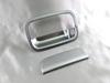 BRIGHTZ Carol HB25S Door Handle Covers and Rear Hatch Knob Plate Satin Silver Set, [REA-DHC-029]