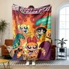The Powerpuff Girls Soft and Comfortable Flannel Suitable for Sofas Living Rooms Outdoor Camping Travel and Also Makes a Great Anniversary Gift
