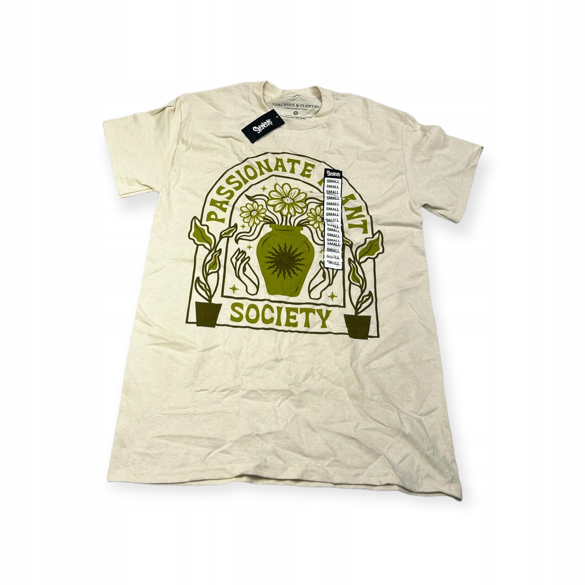 

Koszulka T-shirt męski okrągły dekolt SPENCER S FORENSICS FLOWERS M