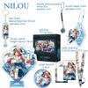Hot Game The Knave Arlecchino Gaming Wanderer Xiao Furina Neuvillette Wriothesley Navia Decoration Emblem Gift Box Gift Keychain