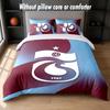 Trabzonspor FC Design Bed Bedding Set 1 Duvet Cover + 2 Pillowcases Soft Breathable Household Bed Linens