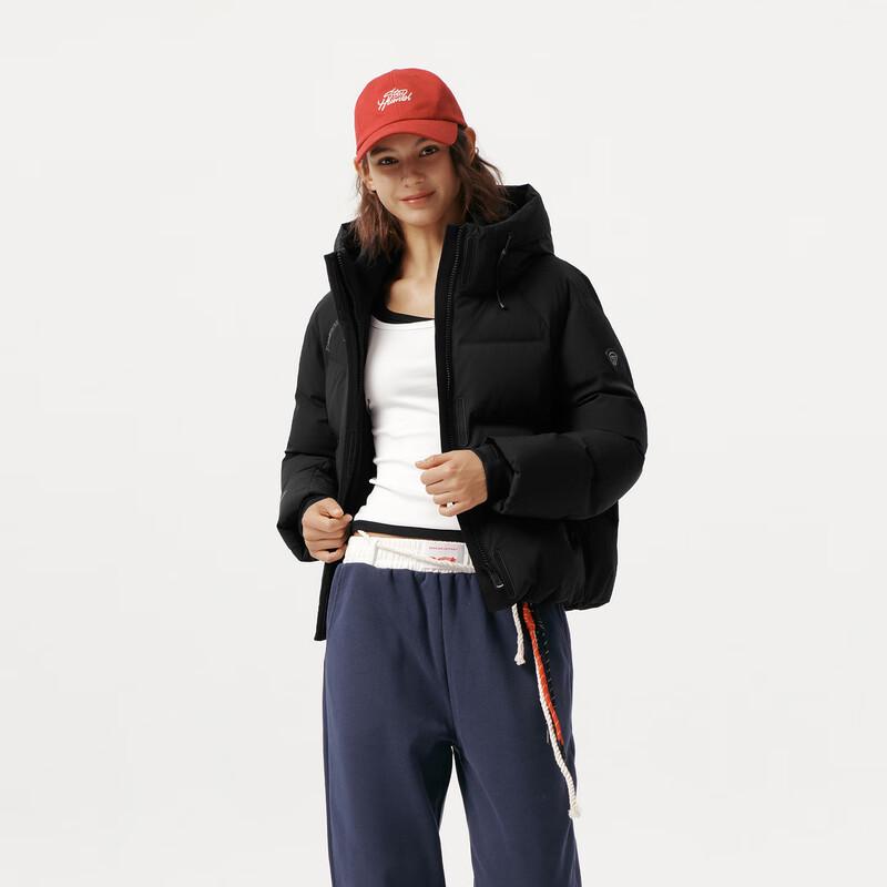 Tanboer Women's Hooded Goose Down Short Puffer Jacket TB5550302Z