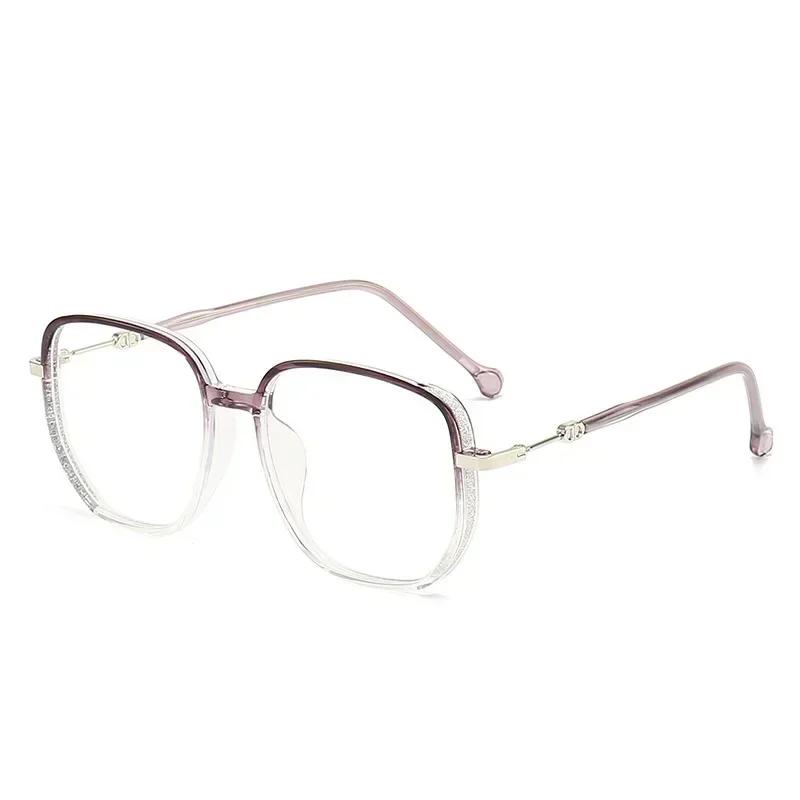 

Винтажные квадратные металлические блестящие очки для чтения Gafas, женские модные оптические очки с защитой от синего света, очки для пресбиопии 2