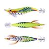 3.5 Pesca Squid Jigging Hooks Wood Shrimp Jig Lure Artificial Bait 13.8Cm-18.6G Octopus Cuttlefish Fishing Tackle with Rattling