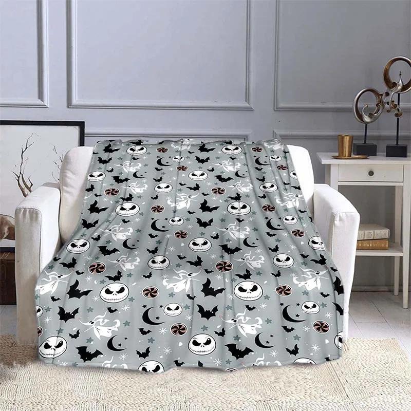 The Nightmare Before Christmas  Printed Blanket Kids Adult Blanket Soft Warm Bedding For Bed Sofa Travel Cover Blanket