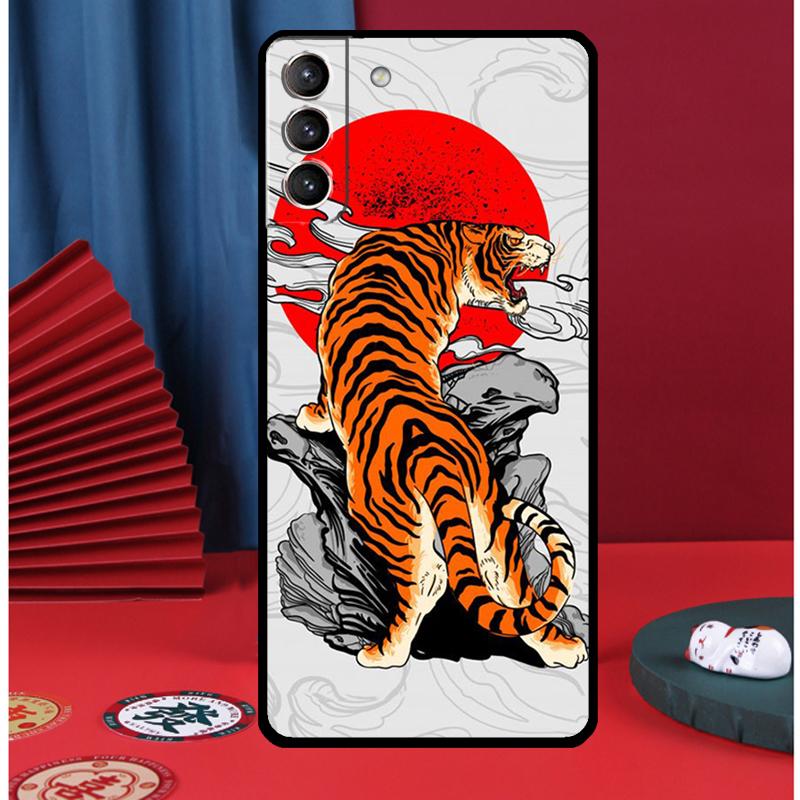 Japanese Style Art Japan Phone Case For Samsung Galaxy S25 S24 Ultra S9 S10 S20 S21 S22 S23 Plus S24 FE Back Cover