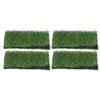 4PCS Artificial Plant Grass Lawn Turf Carpet DIY Miniature Landscape Decoration 25x25cm