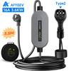 AFYEEV EV Portable Charger Type2 / GB/T Plug Connector 16A 1Phase 3.5KW Type1 3.5m Wallbox Charging Station for Electric Vehicle