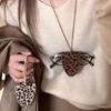 Statement Leopard Print Necklace with Easy to Wear Magnetic Feature Elegant Designs for Fashion Lovers Daily Use
