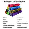 160mm Bicycle Grips Lengthened Bike Handlebar Grips Soft Rubber Mountain Bike Grip Non-slip Bicycle Handle Damping MTB Cuffs