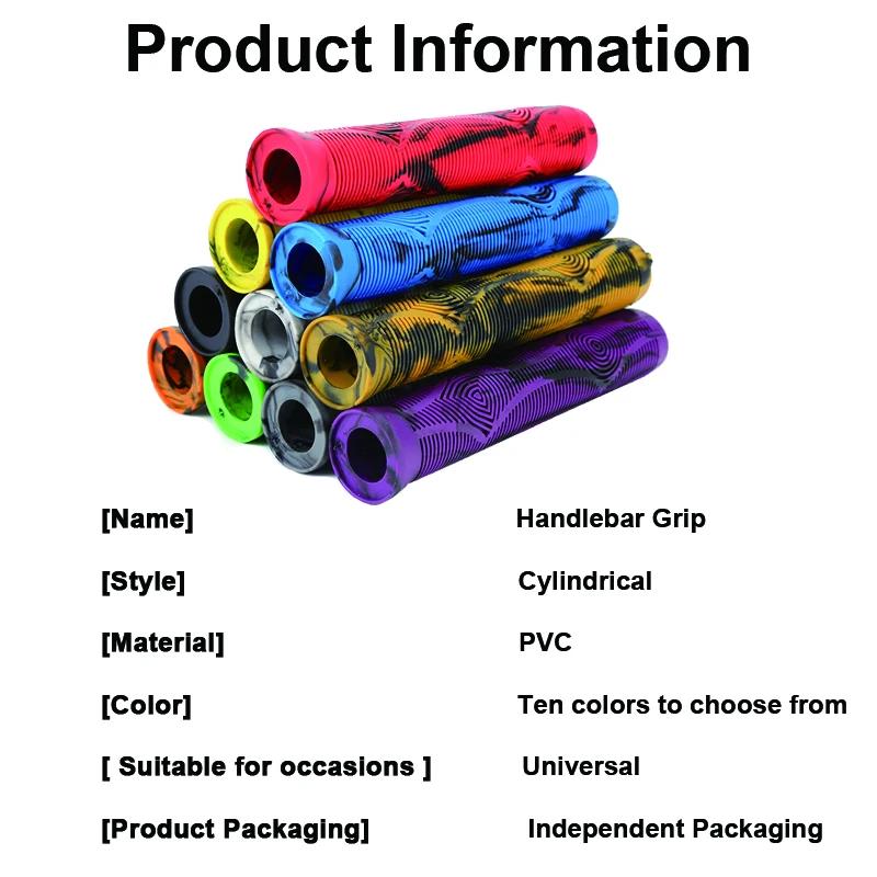 160mm Bicycle Grips Lengthened Bike Handlebar Grips Soft Rubber Mountain Bike Grip Non-slip Bicycle Handle Damping MTB Cuffs