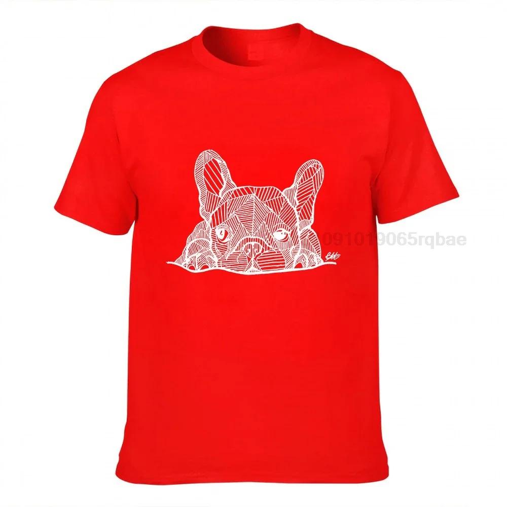 French Bulldog Puppy T Shirt Dog Cute Animals Pet Vintage Tee Shirt Unisexs Christmas Tees Round Collar Fitness T Shirts