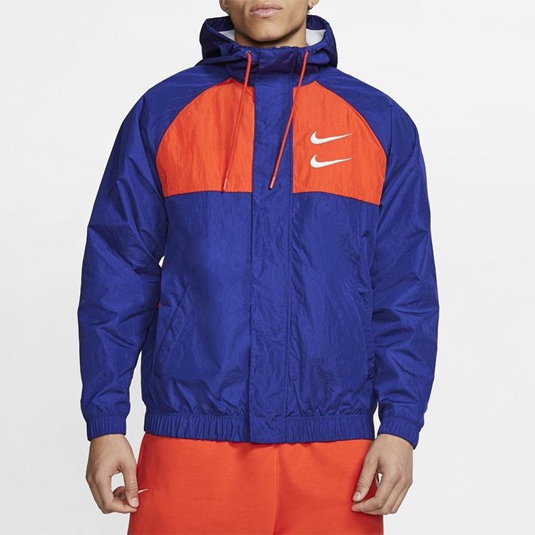 Nike Sportswear Swoosh Windbreaker Jacket Men Jackets Blue CJ4889-455
