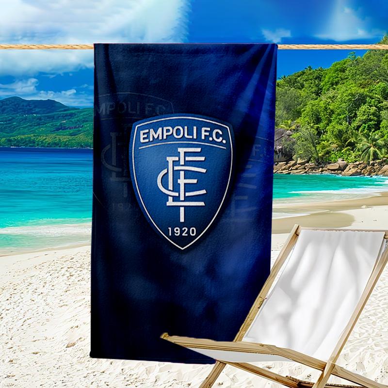 Football Empoli Crest Beach Towel - Soft, Absorbent Microfiber, Lightweight, Ideal for The Beach, Parties, Travel, Camping fan gifts