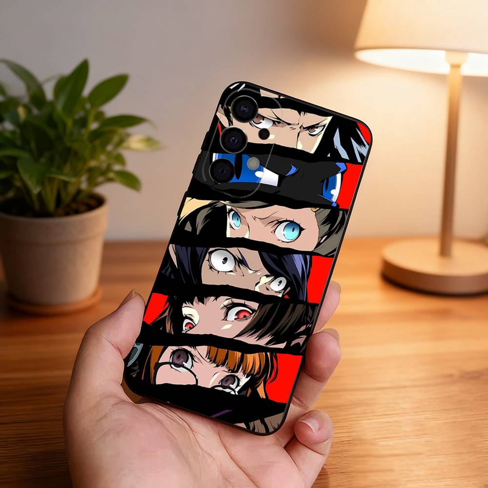 Game P-PersonaS 5 For Samsung Phone Case S26,S25,S24,S21,S22,S23,S30,Ultra,S20,Plus,Fe,Lite,5G Black Cover