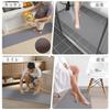 VECELO Kitchen 44cm Wide x 120cm 8mm Mud Easy to Solid Compatible with Underfloor Prevents Protects Gray Mat, Deep, Thick, Wipeable, Outdoor/Indoor