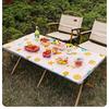 ZISIZ Cartoon Disposable Picnic Tablecloth with Drawstring (Large, 30-Pack)