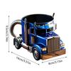 Truck Coffee Mug Creative Semi-Trailer-Shaped Beer Cups Traveling Coffee Cups Ice Milk Cups for Tea Juice Milk Latte Hot