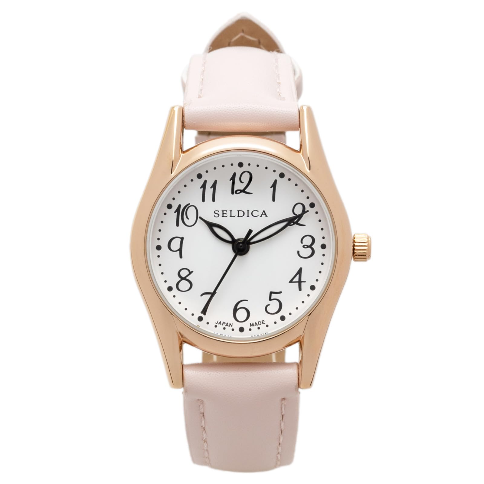 

Clefer Serdica Аналоговые Белые Кожа PU Японские Розовые Часы, Циферблат, Ремешок, Механизм, SD-AL336-PKP, Женские,
