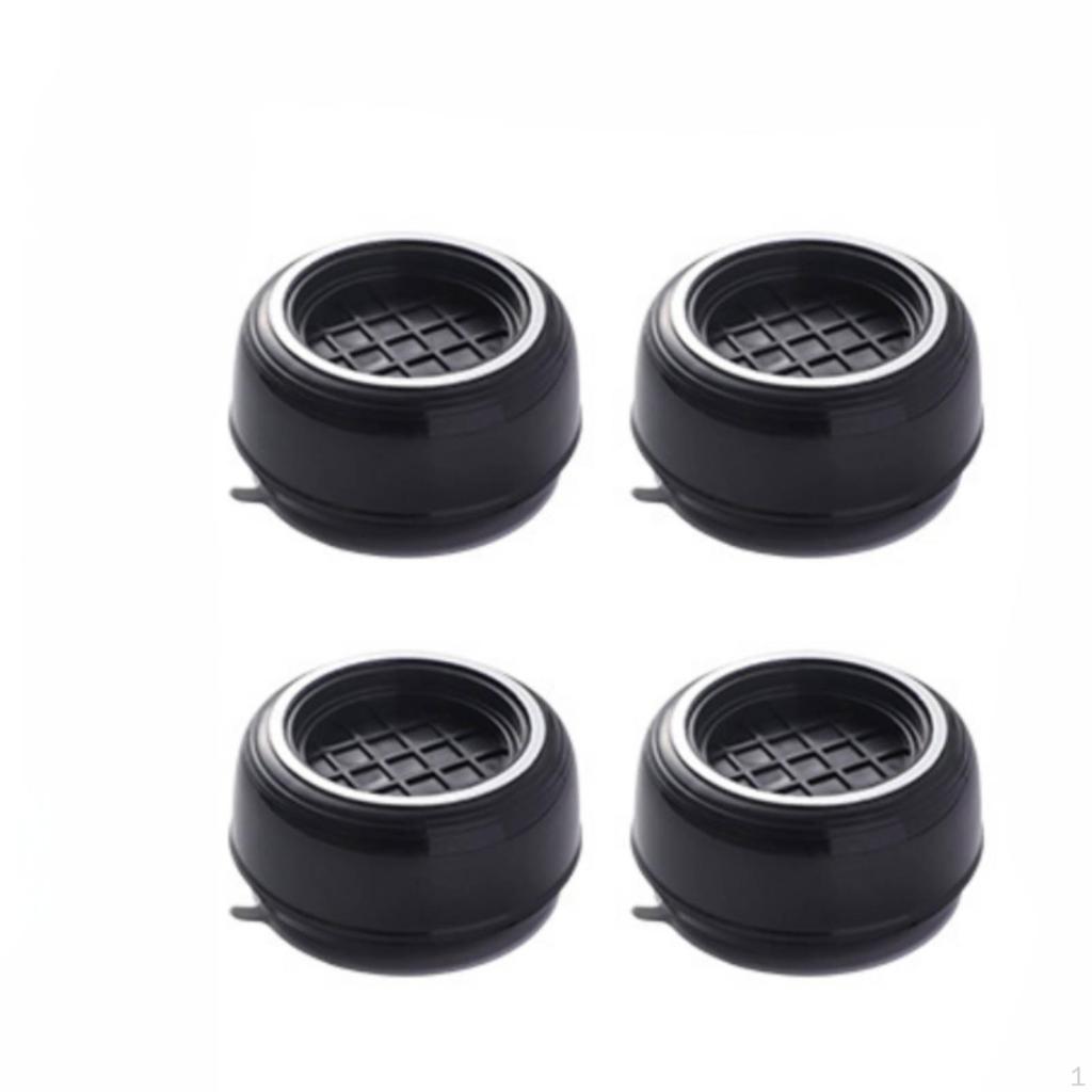 4 Pieces AntiVibration Pad Stacked Circular Anti Vibration LowProfile Household Accessory for