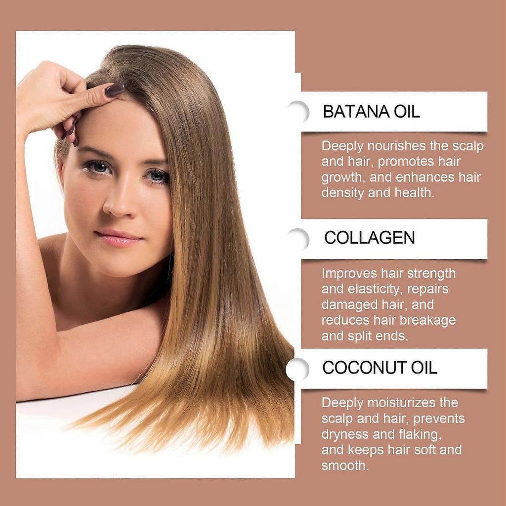 Hair care oil repairs dry and frizzy hair, moisturizes the scalp and softens it, daily massage hair care oil 40ml