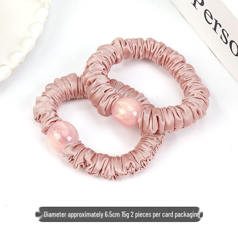 

Шикарная атласная резинка для волос: Милый и простой аксессуар для волос во французском стиле для женщин