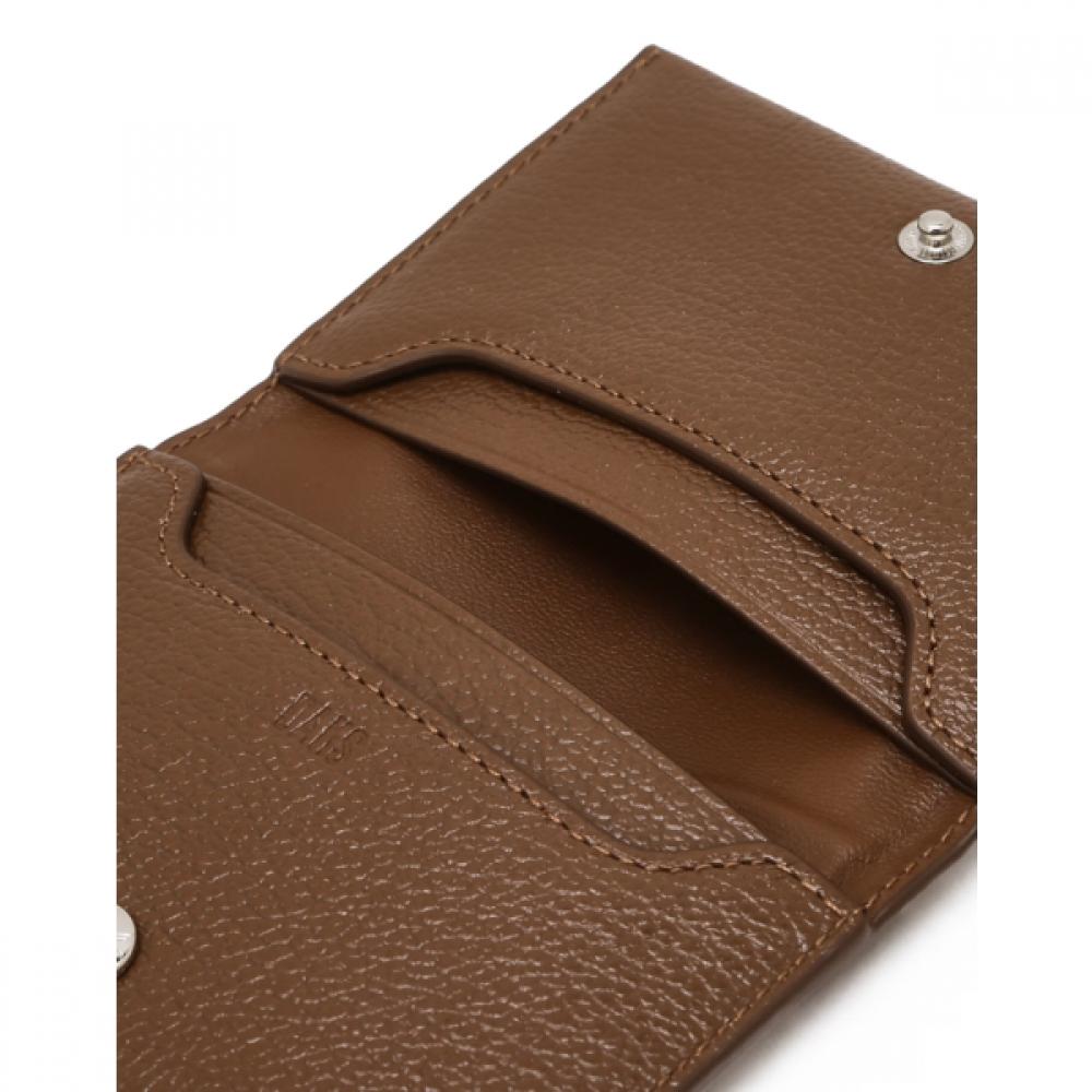 Daks Brown Leather Card Case Dcwa6f507w2