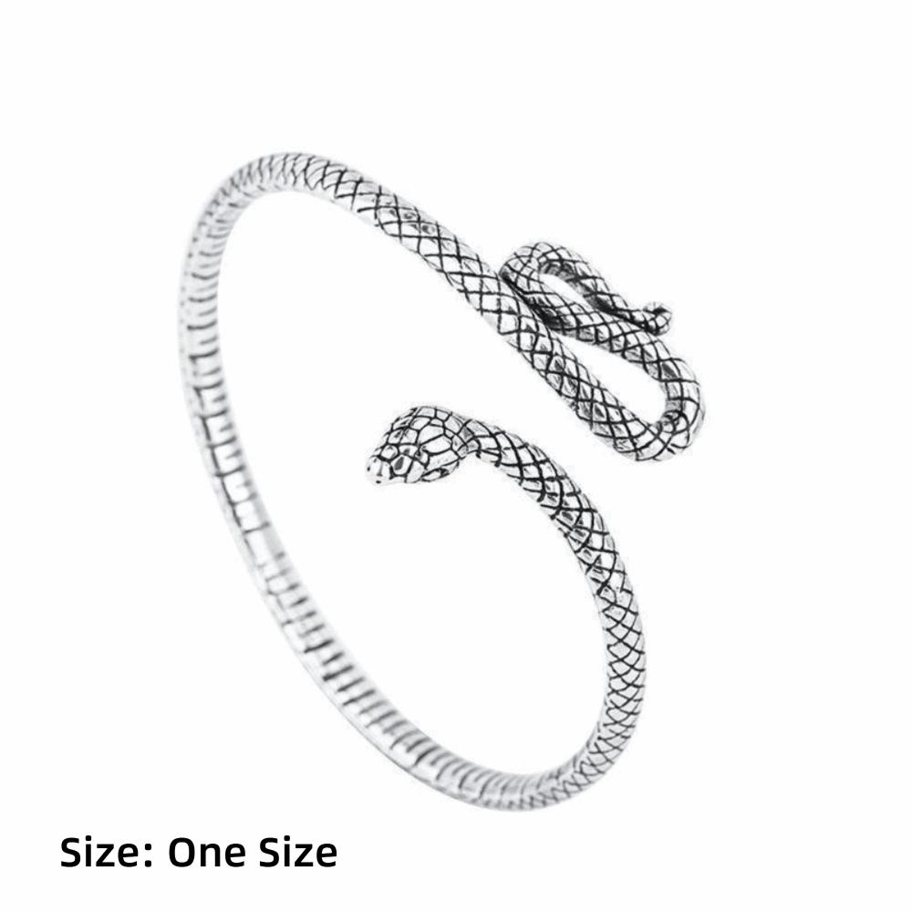 Retro Snake Shape Bracelets Simple Bracelets Personality Opening Bangles  Jewelry Gifts