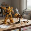Wespen Roboter 2in1 Verwandlungs Bausteine Set Stk Kreatives 3D Modell Deko Geschenkidee Weihnachten Erwachsene Kinder
