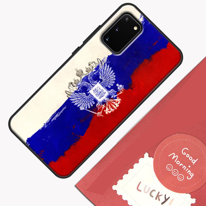 Russian Flag Phone Case For Samsung Galaxy S26 S25 Ultra S20 S21 S22 S23 S24 S10 Plus S25 FE Cover Shell