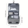 1pc Toiletry Bag Hook Multi Functional Makeup Bag Waterproof Cosmetic Storage Bag Bathroom Organizer Portable Travel Storage Bag