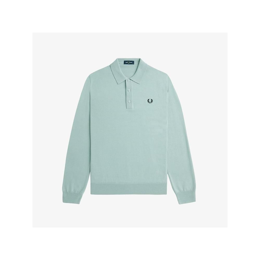 Fred Perry [genuine] Fred Perry [sharp] Long Sleeve Classic Knit Shirt  959  Afpm2434535 959 qzgAfpm2434535 959