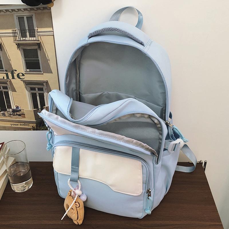 Middle School Schoolbag Women's Large Capacity Lightweight Backpack