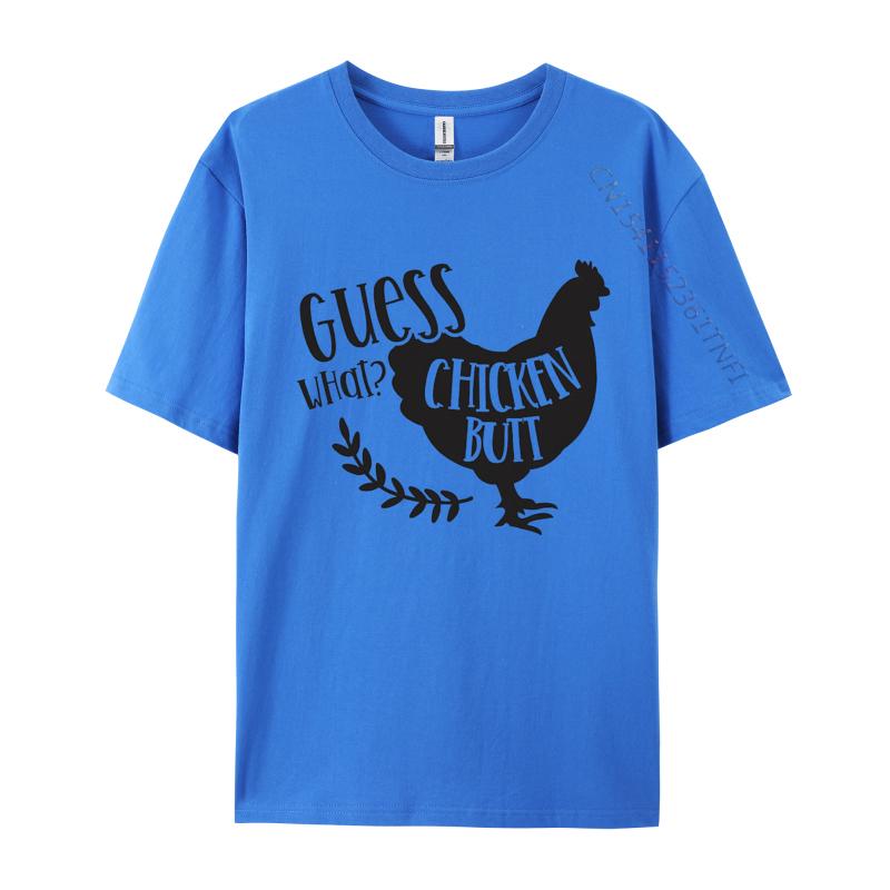Guess What Chicken Butt Tshirt Vintage Unisexs Gift TShirt Unisex Top TShirts Premium Cotton Tops Shirt Casual