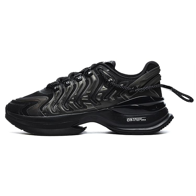 FILA Textile, Synthetic Leather, TPU Breathable Low top Casual Shoes Women s Black F12W233121FBK 36