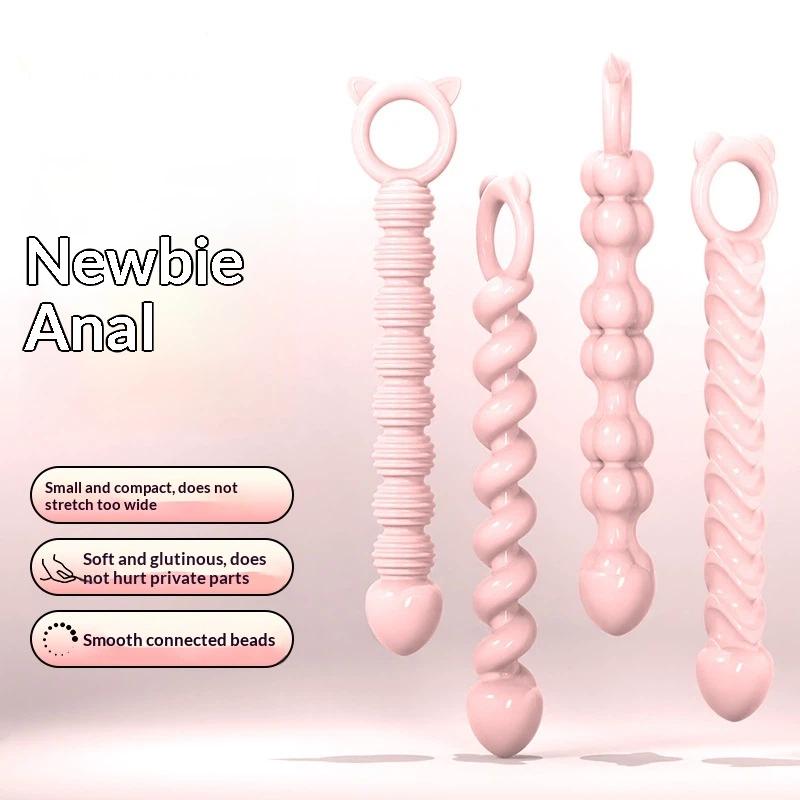 Beads Soft Anal Plug Anus Toys Big Balls Silicone G-Spot Stimulating Butt Plugs Adult Sex Couple Sexy