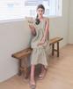 Slow Lolly Maren Volume Dress - Beige