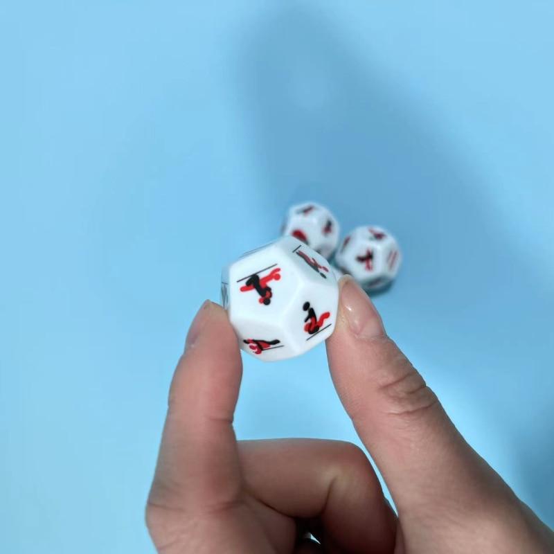 Bdsm Adult Games 12 Sides Sex Dice Sexual Love Toys Bondage Erotic Accessories Posture Dice Sexy Toy for Couples Women Men