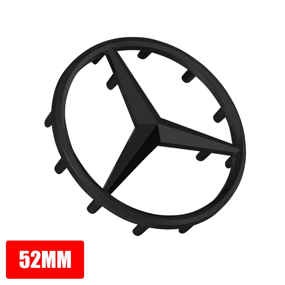 ABS 52mm 57mm Car Steering Wheel Logo Badge For Mercedes Benz C E S Series CLA CLS W212 W205 W204 Emblem Styling Accessories